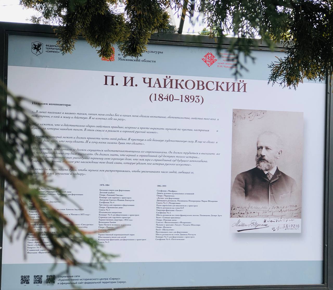 185 лет со дня рождения великого русского композитора Петра Ильича Чайковского (1840-1893 гг.)