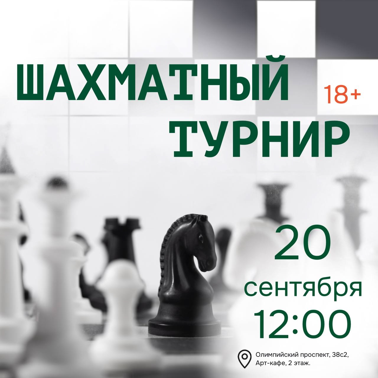 Шахматный турнир 2025 среди взрослых